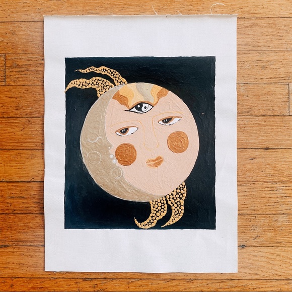 ORIGINAL ART acrylic on canvas - Picture 3 of 3